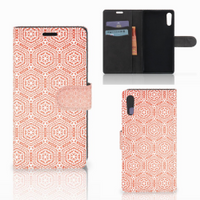 Sony Xperia XZ | Sony Xperia XZs Telefoon Hoesje Pattern Orange