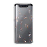 Dancing #3: Samsung Galaxy A80 Transparant Hoesje