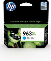 HP inktcartridge 963XL, 1.600 pagina&apos;s, OEM 3JA27AE, cyaan