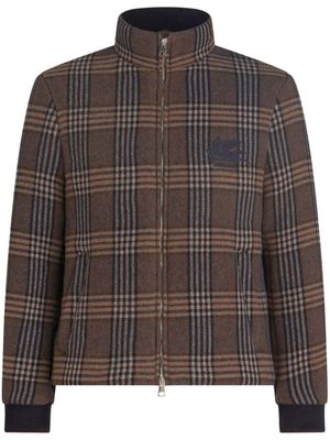 ETRO veste matelassée à carreaux - Marron