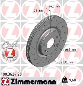 Remschijf Coat Z 400362420