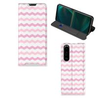 Sony Xperia 5 III | Hoesje met Magneet | Waves Roze