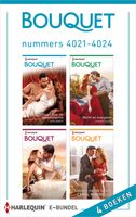 Bouquet e-bundel nummers 4021 - 4024 - Kate Hewitt, Louise Fuller, Melanie Milburne, Carol Marinelli - ebook