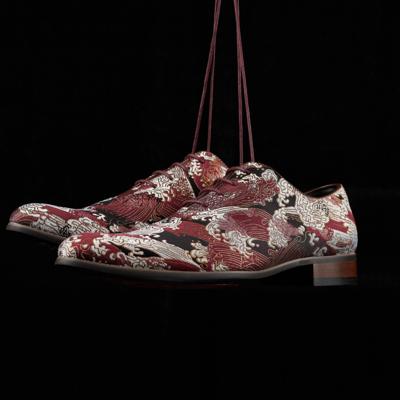 Silent Red Tsunami Lureaux - Handgemaakte Nette Schoenen Voor Heren