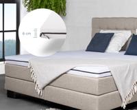 Matrastopper 6cm + gratis kussens. Topper met 2 beslaapbare zijden. Felman Topdekmatras 80x200
