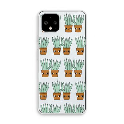 Sansevieria: Pixel 4 Transparant Hoesje