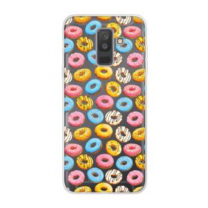 Pink donuts: Samsung Galaxy A6 Plus (2018) Transparant Hoesje