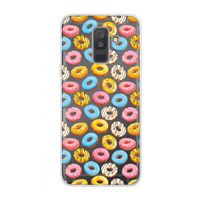 Pink donuts: Samsung Galaxy A6 Plus (2018) Transparant Hoesje