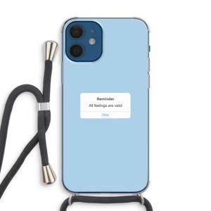 Reminder: iPhone 12 mini Transparant Hoesje met koord