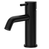 Wastafelkraan Xenz Duero | Opbouw | Mengkraan | Standaard model | Ebony (zwart mat)