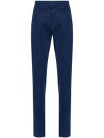 Zegna pantalon chino à coupe droite - Bleu - thumbnail