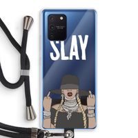 Slay All Day: Samsung Galaxy Note 10 Lite Transparant Hoesje met koord