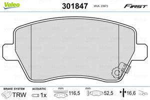 Valeo Remblokset 301847