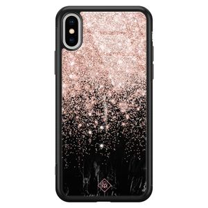 iPhone XS Max glazen hardcase - Marmer twist