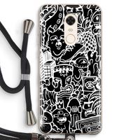 Vexx Black Mixtape: Xiaomi Redmi 5 Transparant Hoesje met koord Vexx Black Mixtape: Xiaomi Redmi 5 Transparant Hoesje met koord