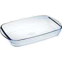 Cosy & Trendy rechthoekige glazen ovenschaal - 2 liter - 32 x 20 x 5 cm - Ovenschotel schalen