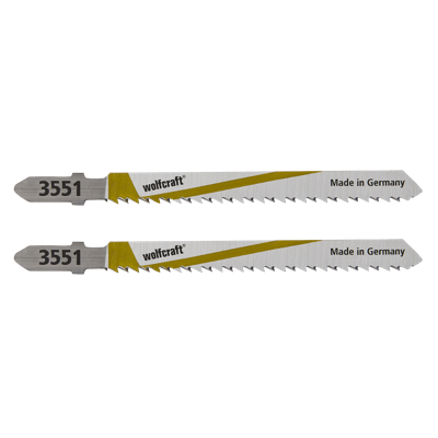 Wolfcraft Decoupeerzaagblad | HCS | L=100mm | T-Schaft | 2 stuks - 3551000