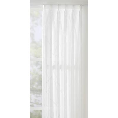 Leen Bakker - Vitrage Roma - Polyester/Viscose - Wit - H300 Cm