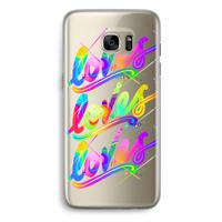 Loves: Samsung Galaxy S7 Edge Transparant Hoesje