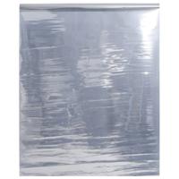 Zonnefolie statisch reflecterend 90x500 cm PVC zilverkleurig