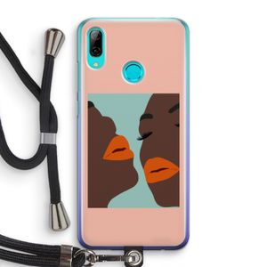 Orange lips: Huawei P Smart (2019) Transparant Hoesje met koord