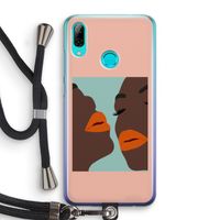 Orange lips: Huawei P Smart (2019) Transparant Hoesje met koord