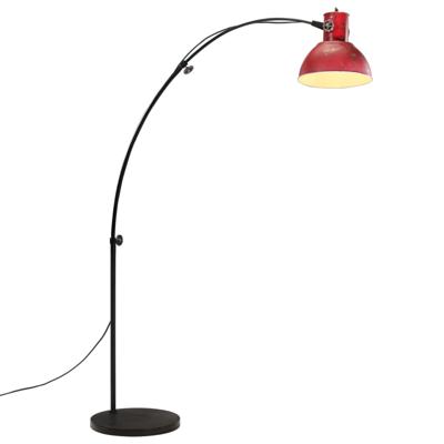VidaXL Vloerlamp 25 w e27 150 cm verweerd rood