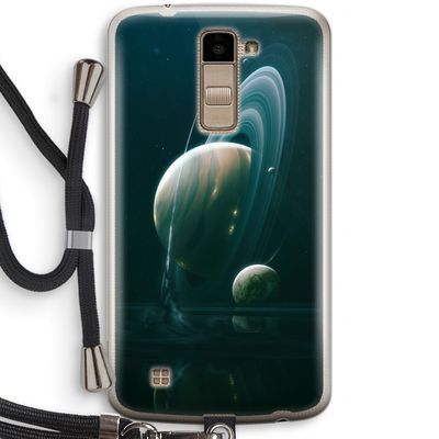 Mercurius: LG K10 (2016) Transparant Hoesje met koord