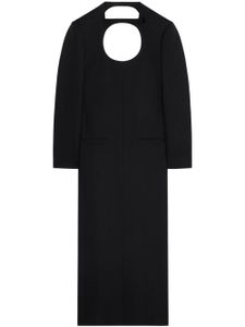 Courrèges robe longue à découpes - Noir