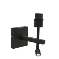 Steinhauer Stang wandlamp zwart metaal draai- en kantelbaar