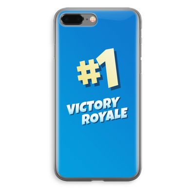 Victory Royale: iPhone 8 Plus Transparant Hoesje