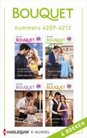 Bouquet e-bundel nummers 4209 - 4212 - Dani Collins, Kim Lawrence, Natalie Anderson, Clare Connelly - ebook