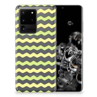 Samsung Galaxy S20 Ultra TPU bumper Waves Yellow