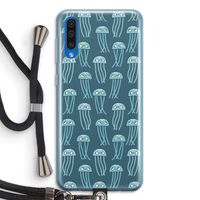 Kwallie: Samsung Galaxy A50 Transparant Hoesje met koord