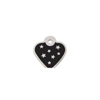 Naamplaatje voor halsband Imarc PetScribe Passion Zwart Zilver