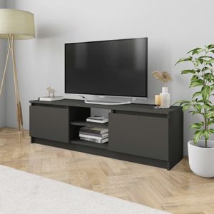 Tv-meubel 120x30x35,5 cm bewerkt hout grijs