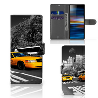 Sony Xperia 10 Flip Cover New York Taxi