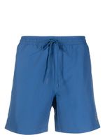 Carhartt WIP embroidered-logo swim shorts - Bleu