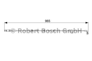 Waarschuwingscontact, remvoering-/blokslijtage Voor AP820