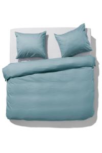 HEMA Dekbedovertrek Percal Katoen 240x200/220 Blauw (blauw)