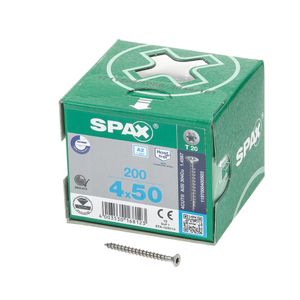 Spax pk t20 rvs vd 4,0x50(200)