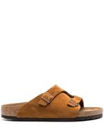 Birkenstock sandales Zürich en daim - Marron