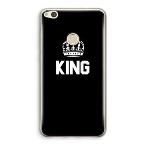 King zwart: Huawei Ascend P8 Lite (2017) Transparant Hoesje