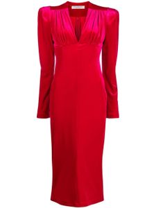 Philosophy Di Lorenzo Serafini robe mi-longue à taille empire - Rouge