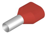 Weidmüller 9004710000 Dubbele adereindhulzen 10 mm² Deels geïsoleerd Rood 100 stuk(s) - thumbnail