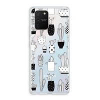 Cactusmotief: Samsung Galaxy S10 Lite Transparant Hoesje