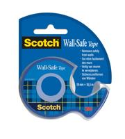 Plakband scotch 19mmx16.5m wall safe + handdisp