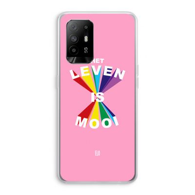 Het Leven Is Mooi: Oppo A95 5G Transparant Hoesje