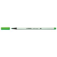 STABILO Pen 68 brush, premium brush viltstift, licht groen, per stuk - thumbnail