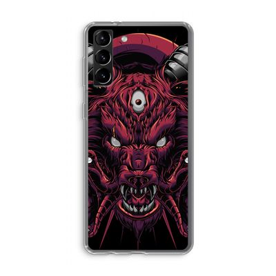 Hell Hound and Serpents: Samsung Galaxy S21 Plus Transparant Hoesje